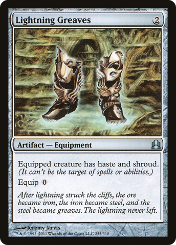 {C} Lightning Greaves [Commander 2011][CMD 253]