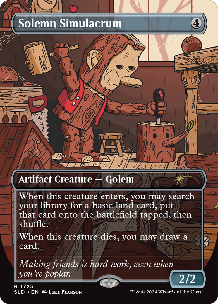 Solemn Simulacrum [SLD-1725]  (Borderless) Foil