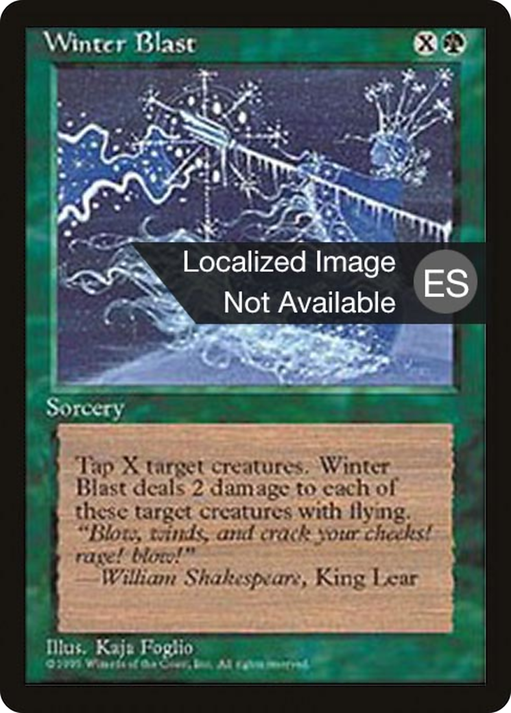 {F} Winter Blast [Fourth Edition (Foreign Black Border)][FBB 4ED 290]