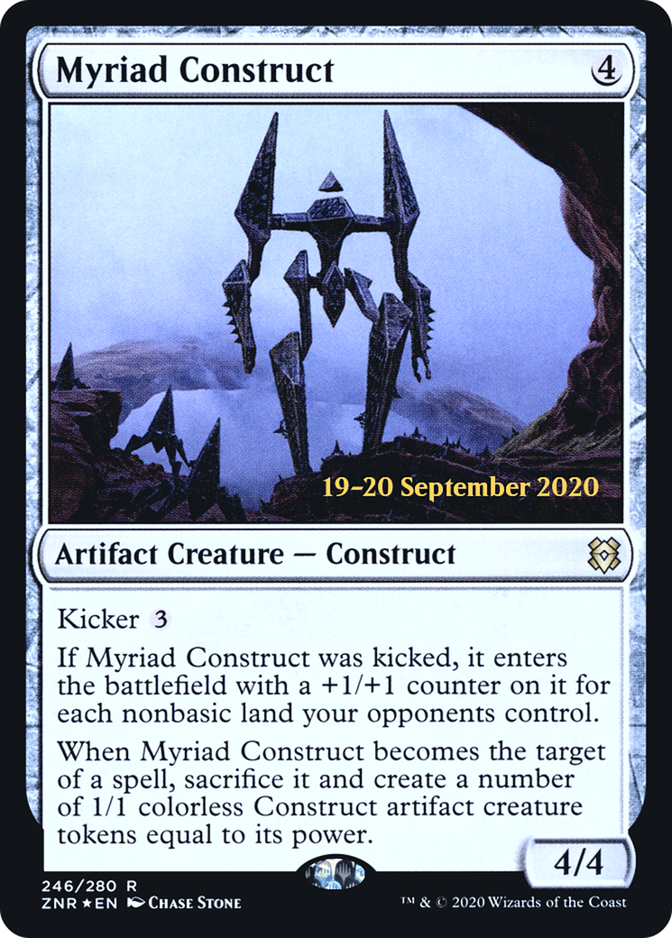 {R} Myriad Construct [Zendikar Rising Prerelease Promos][PR ZNR 246]