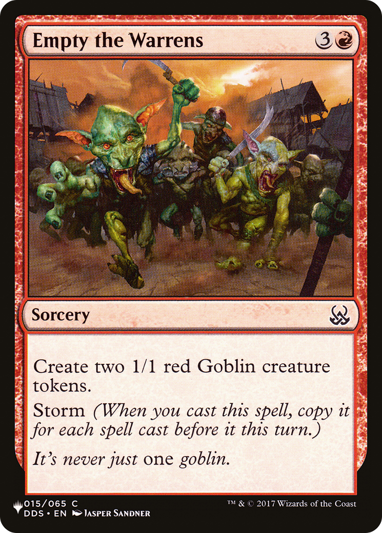 {C} Empty the Warrens [LIST DDS-15]