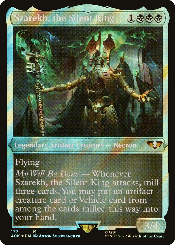 {R} Szarekh, the Silent King (Display Commander) [Universes Beyond: Warhammer 40,000][DC 40K 177]