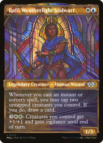 {C} Raff, Weatherlight Stalwart (Halo Foil) [Multiverse Legends][MUL 186]