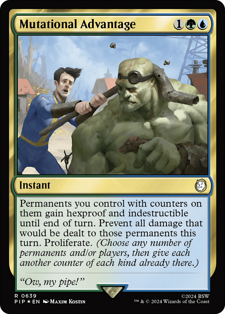 {R} Mutational Advantage (Surge Foil) [Fallout][PIP 639]
