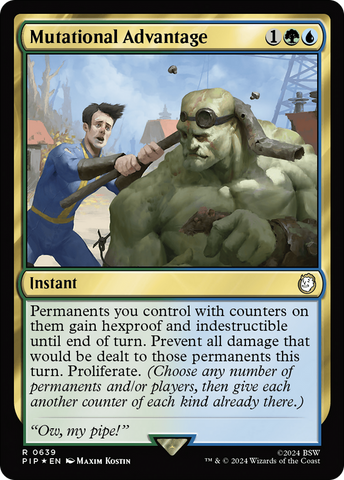 {R} Mutational Advantage (Surge Foil) [Fallout][PIP 639]