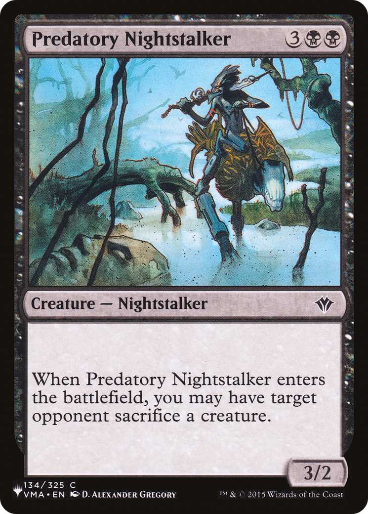 Predatory Nightstalker [LIST 134/325]