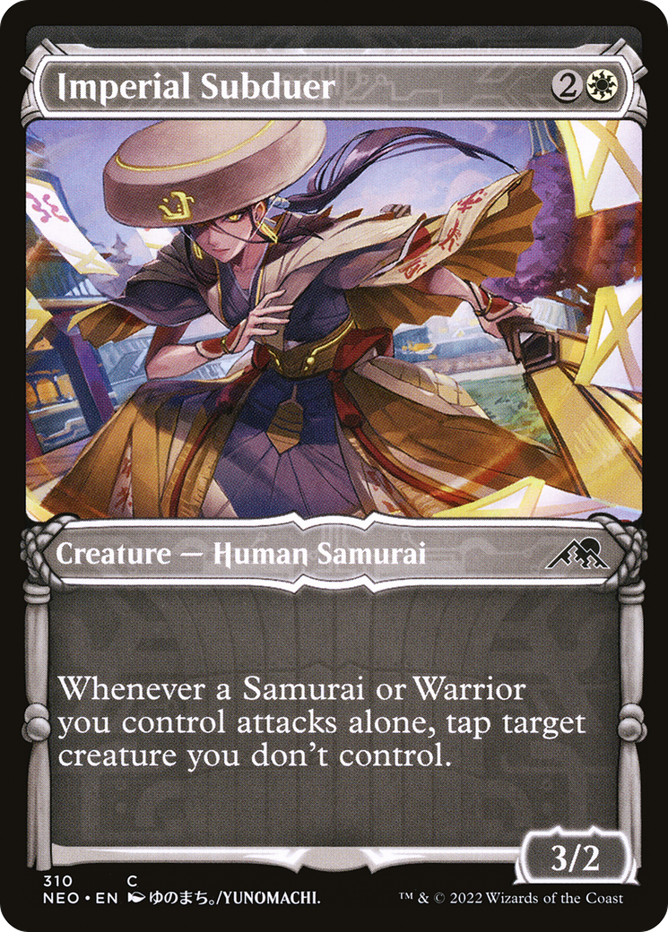 {C} Imperial Subduer (Showcase Samurai) [Kamigawa: Neon Dynasty][NEO 310]