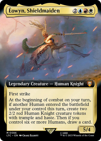 {R} Eowyn, Shieldmaiden (Extended Art) [The Lord of the Rings: Tales of Middle-Earth Commander][LTC 086]