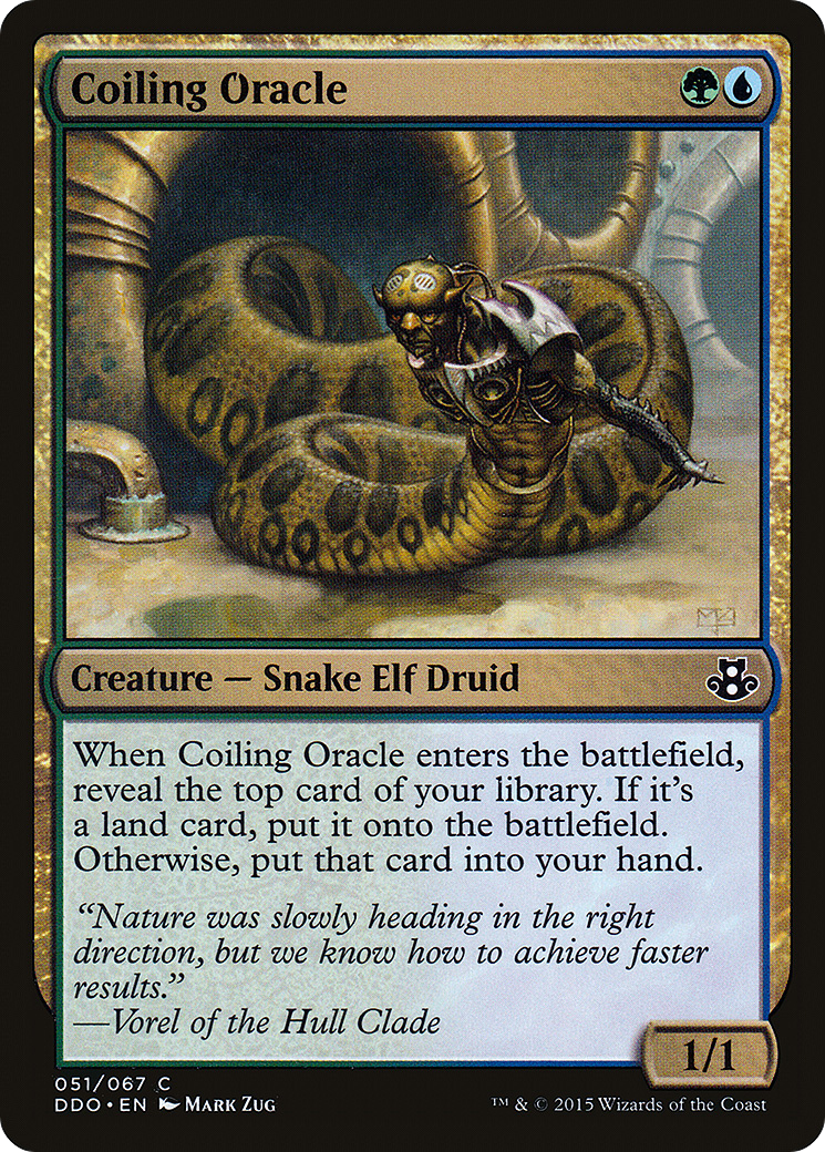 {C} Coiling Oracle [Duel Decks: Elspeth vs. Kiora][DDO 051]