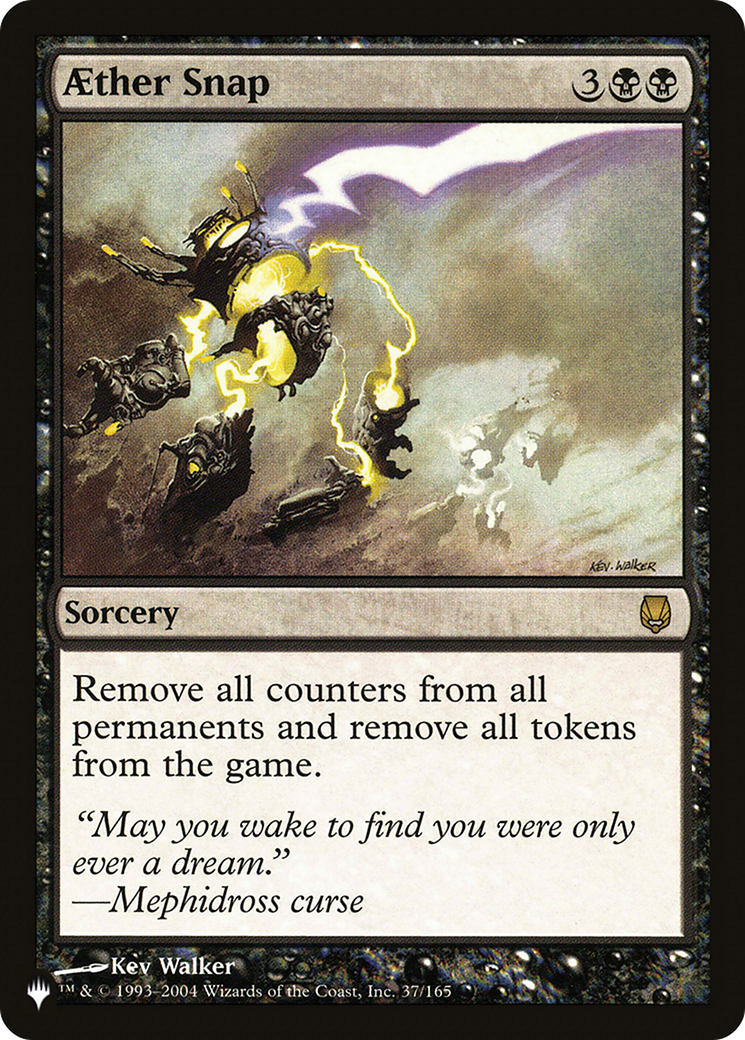 Aether Snap [LIST 37/165]