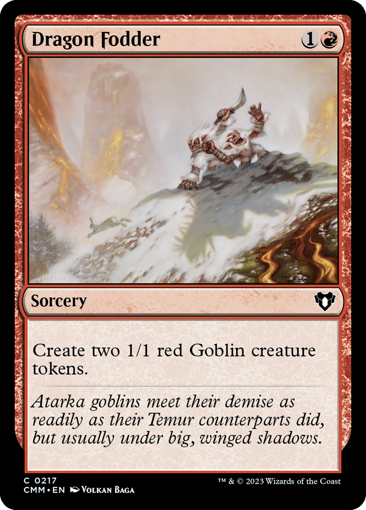 {C} Dragon Fodder [Commander Masters][CMM 217]
