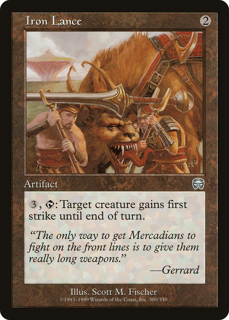 {C} Iron Lance [Mercadian Masques][MMQ 300]