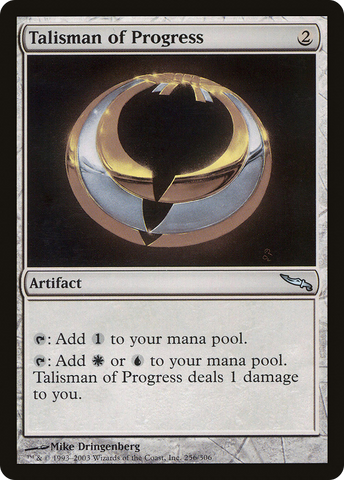 {C} Talisman of Progress [Mirrodin][MRD 256]