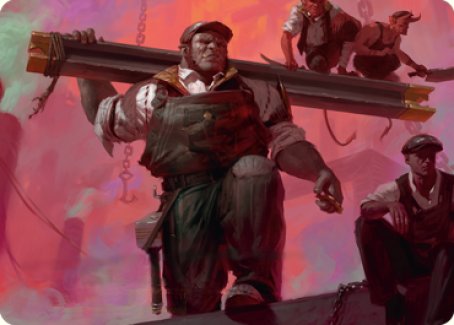{A} The Beamtown Bullies Art Card [Streets of New Capenna Art Series][ASNC 039]