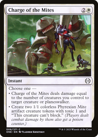 {C} Charge of the Mites [Phyrexia: All Will Be One][ONE 006]
