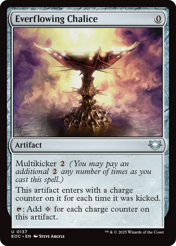 {@@ EOC C} Everflowing Chalice [Edge of Eternities Commander] [EOC 137]