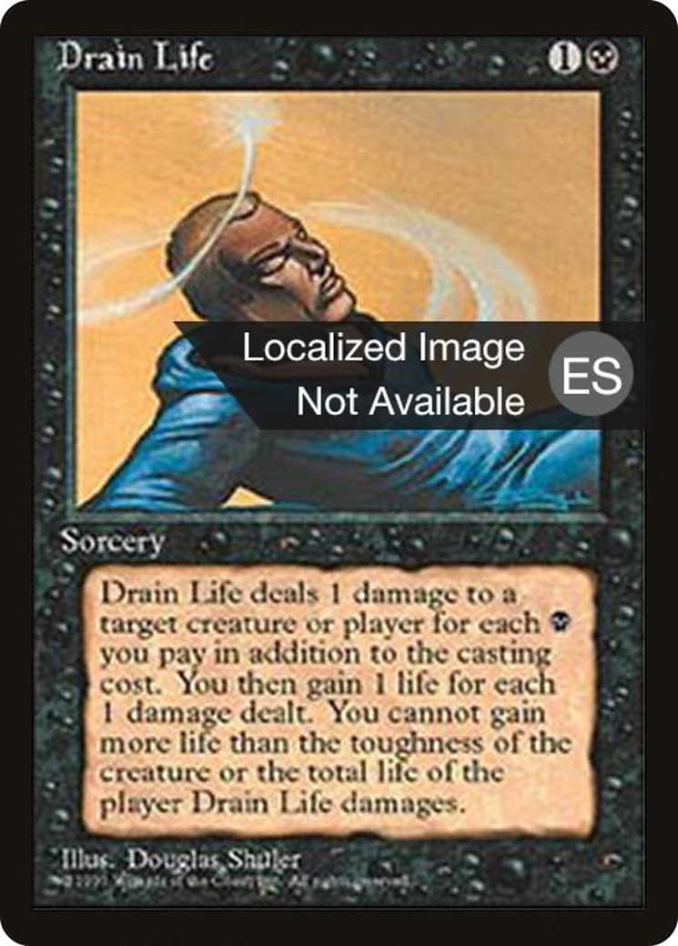 {F} Drain Life [Fourth Edition (Foreign Black Border)][FBB 4ED 132]