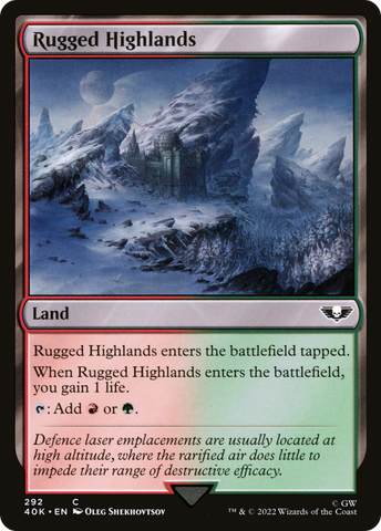 {C} Rugged Highlands [Universes Beyond: Warhammer 40,000][40K 292]