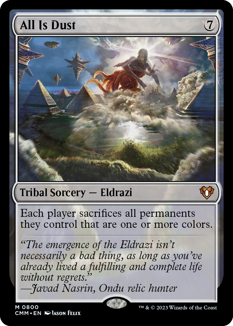 {R} All Is Dust [Commander Masters][CMM 800]