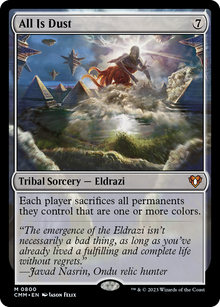 {R} All Is Dust [Commander Masters][CMM 800]