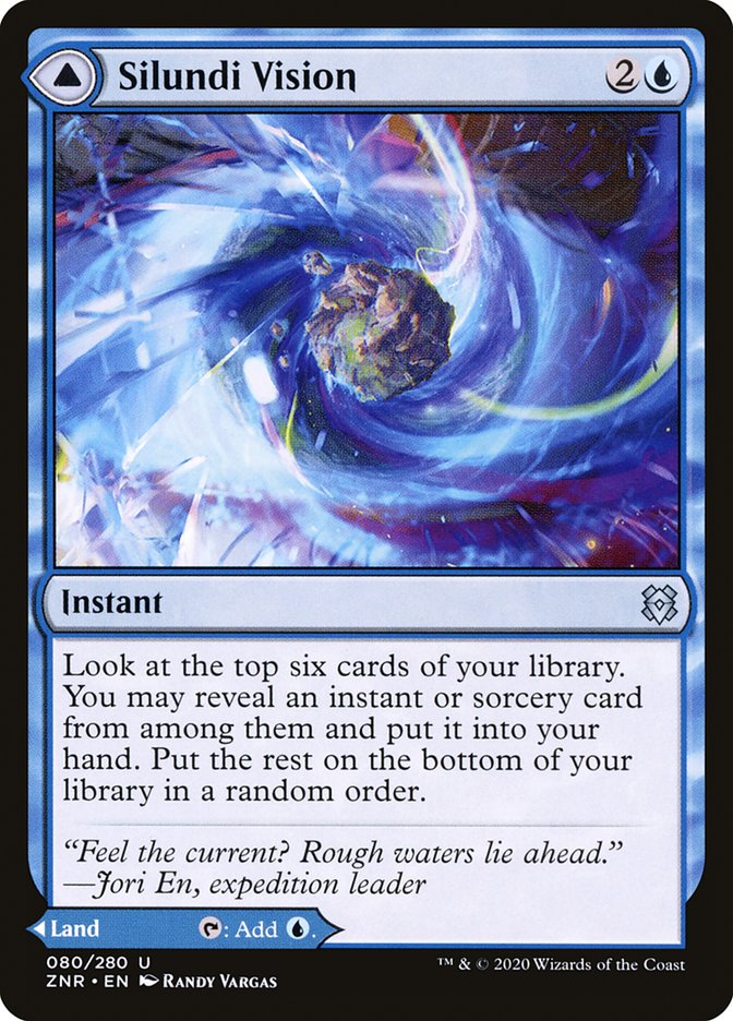 {C} Silundi Vision // Silundi Isle [Zendikar Rising][ZNR 080]
