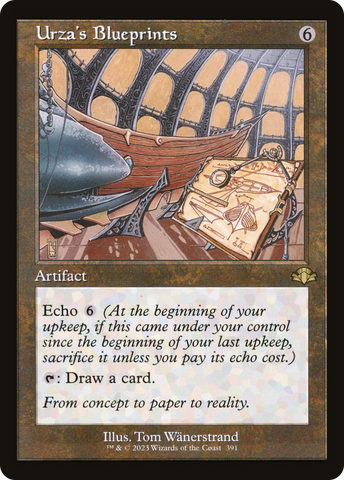 {R} Urza's Blueprints (Retro) [Dominaria Remastered][DMR 391]