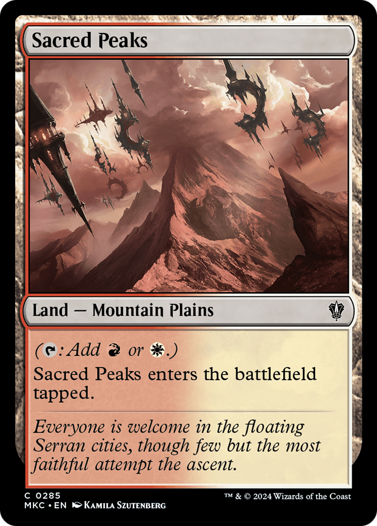 {C} Sacred Peaks [Murders at Karlov Manor Commander][MKC 285]