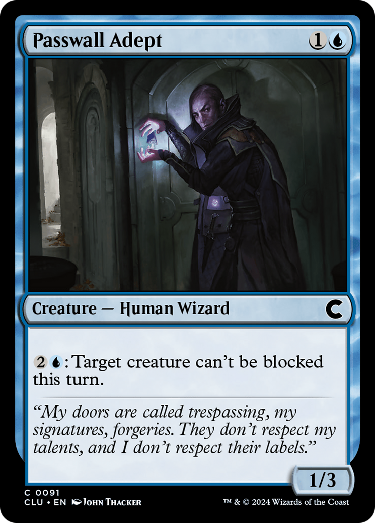 {C} Passwall Adept [Ravnica: Clue Edition][CLU 091]