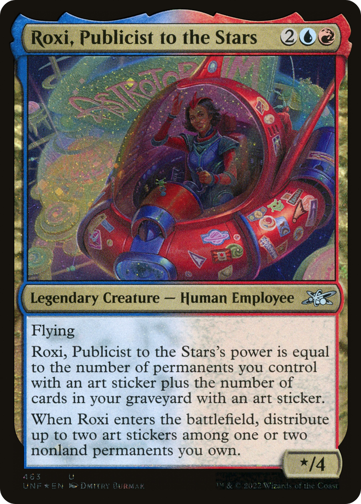 {C} Roxi, Publicist to the Stars (Galaxy Foil) [Unfinity][UNF 463]