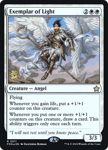 {@R} Exemplar of Light [Foundations Prerelease Promos][PR FDN 011]