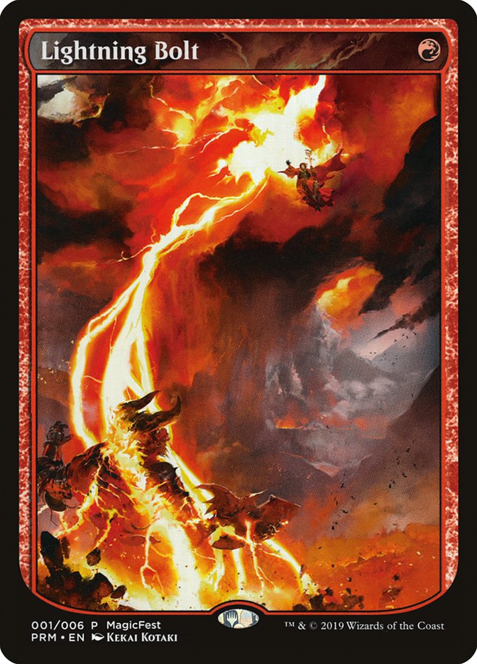 {R} Lightning Bolt [MagicFest 2019][PA PRM19 001] - Misty Mountain Games