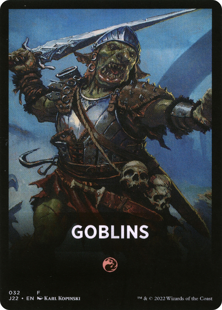 {C} Goblins Theme Card [Jumpstart 2022 Front Cards][FJ22 032]
