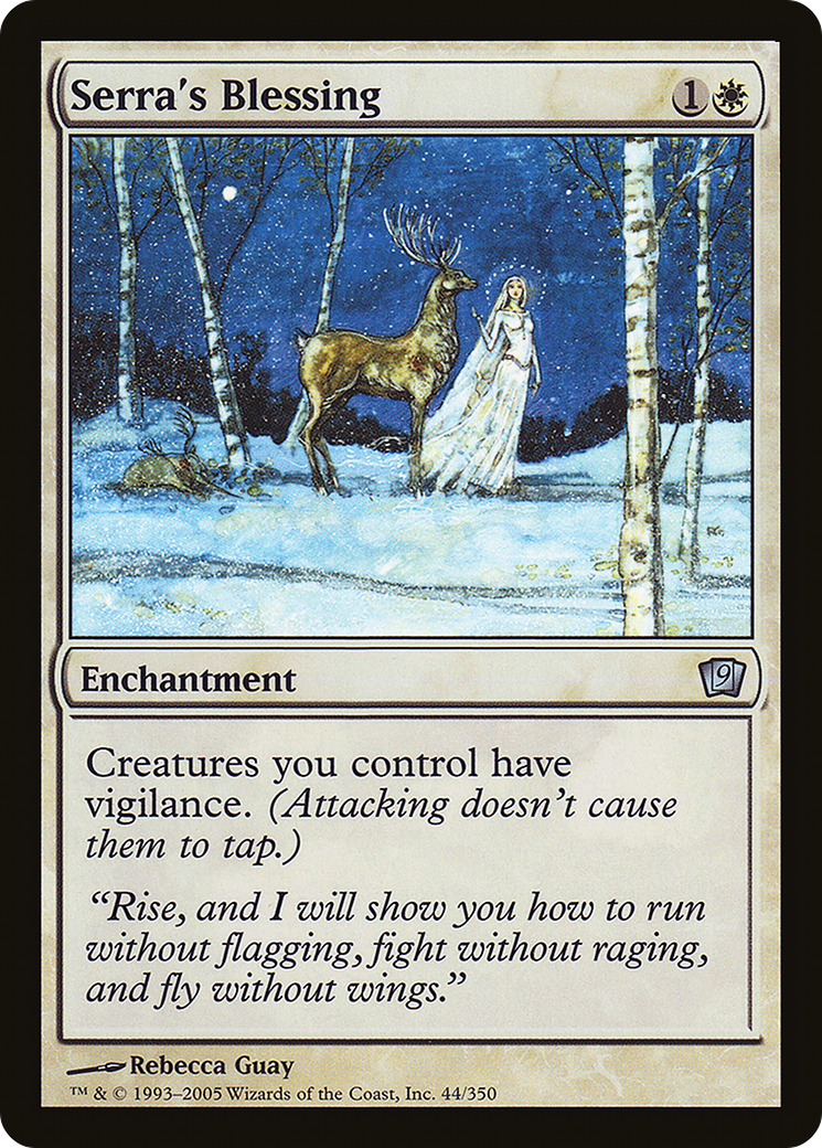 {C} Serra's Blessing [Ninth Edition][9ED 044]