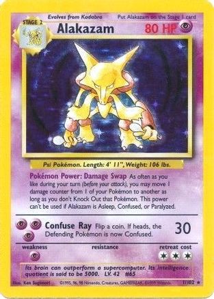 [PKM-R] Alakazam (1/102) [Base Set Unlimited]