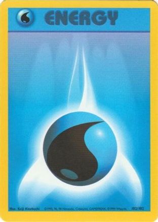 [PKM BE] Water Energy (102/102) [Base Set Unlimited]