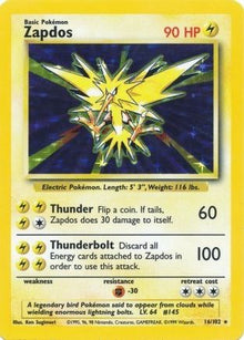 [PKM-R] Zapdos (16/102) [Base Set Unlimited]