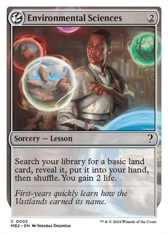 {C} Environmental Sciences (White Border) [Mystery Booster 2][MB2 002]