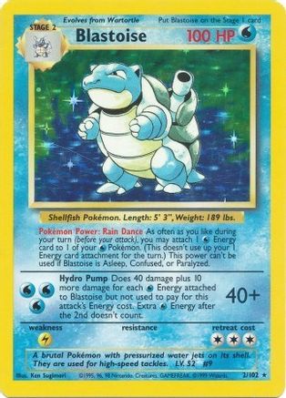 [PKM-R] Blastoise (2/102) [Base Set Unlimited]