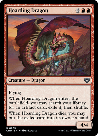 {C} Hoarding Dragon [Commander Masters][CMM 233]