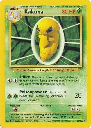 [PKM] Kakuna (33/102) [Base Set Unlimited]