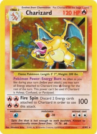[PKM] Charizard (4/102) [Base Set Unlimited]