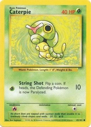 [PKM] Caterpie (45/102) [Base Set Unlimited]