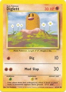 [PKM] Diglett (47/102) [Base Set Unlimited]