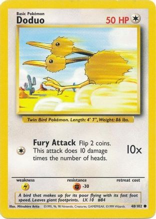 [PKM-C] Doduo (48/102) [Base Set Unlimited]