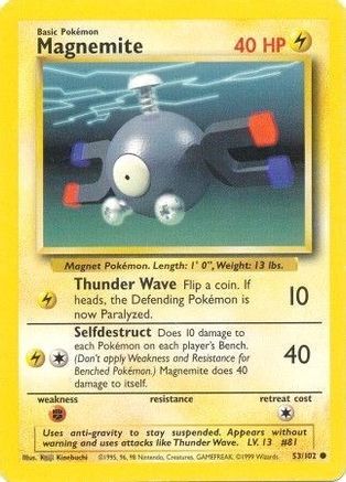 [PKM-C] Magnemite (53/102) [Base Set Unlimited]