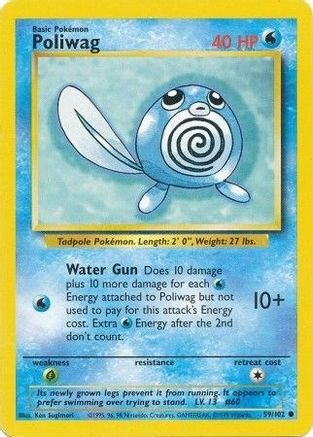 [PKM] Poliwag (59/102) [Base Set Unlimited]