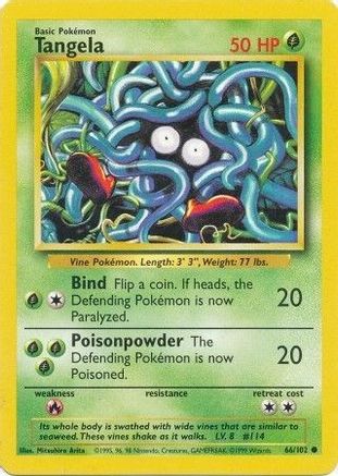 [PKM-C] Tangela (66/102) [Base Set Unlimited]