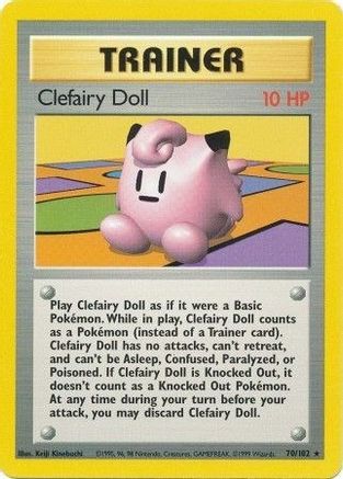 [PKM] Clefairy Doll (70/102) [Base Set Unlimited]