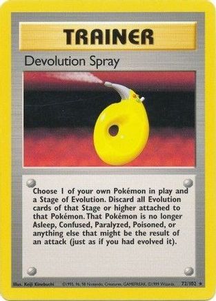[PKM] Devolution Spray (72/102) [Base Set Unlimited]