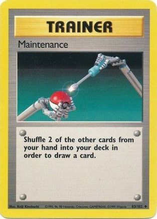 [PKM] Maintenance (83/102) [Base Set Unlimited]